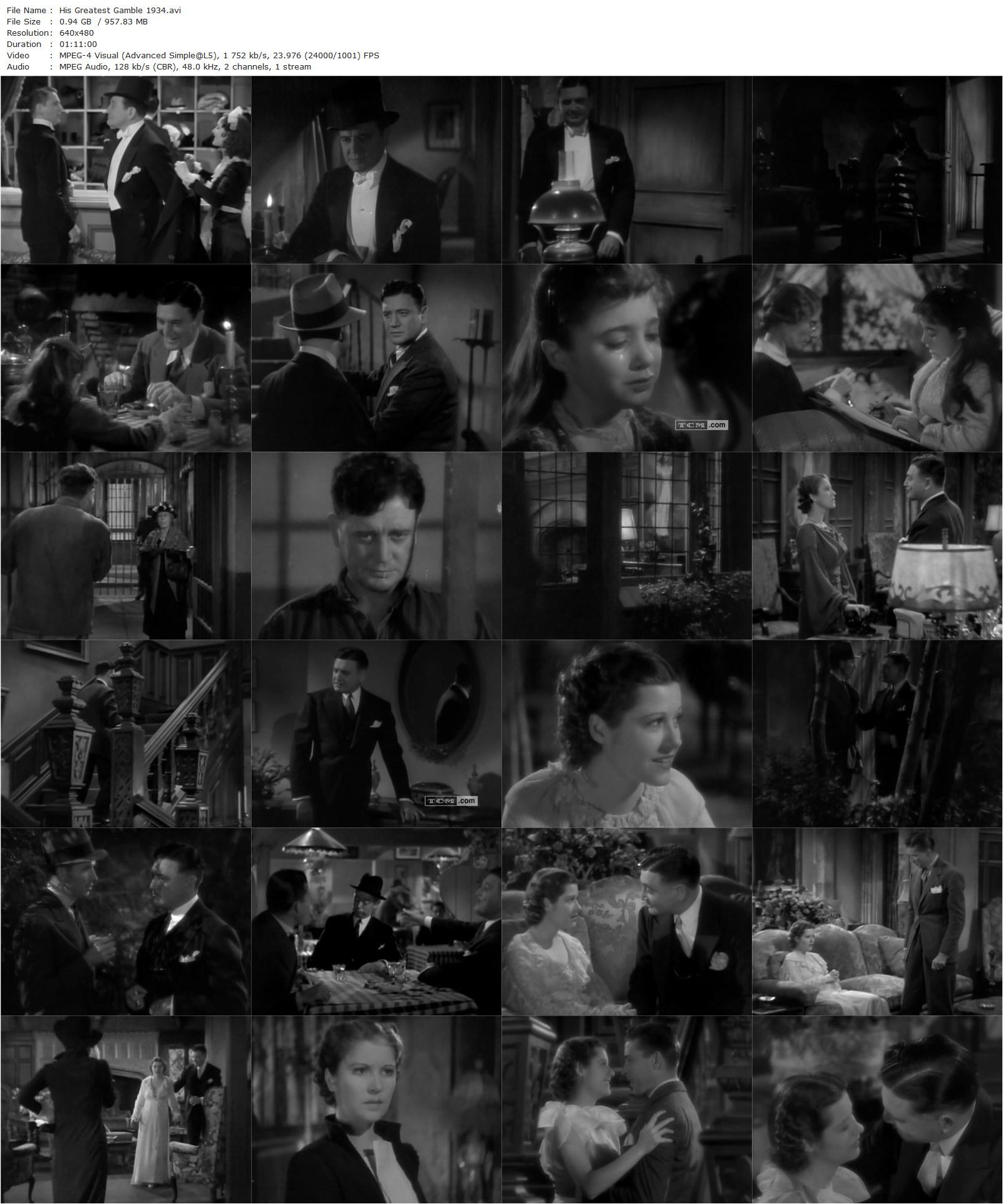 His Greatest Gamble (1934) John S. Robertson, Richard Dix, Dorothy Wilson, Bruce Cabot-poster