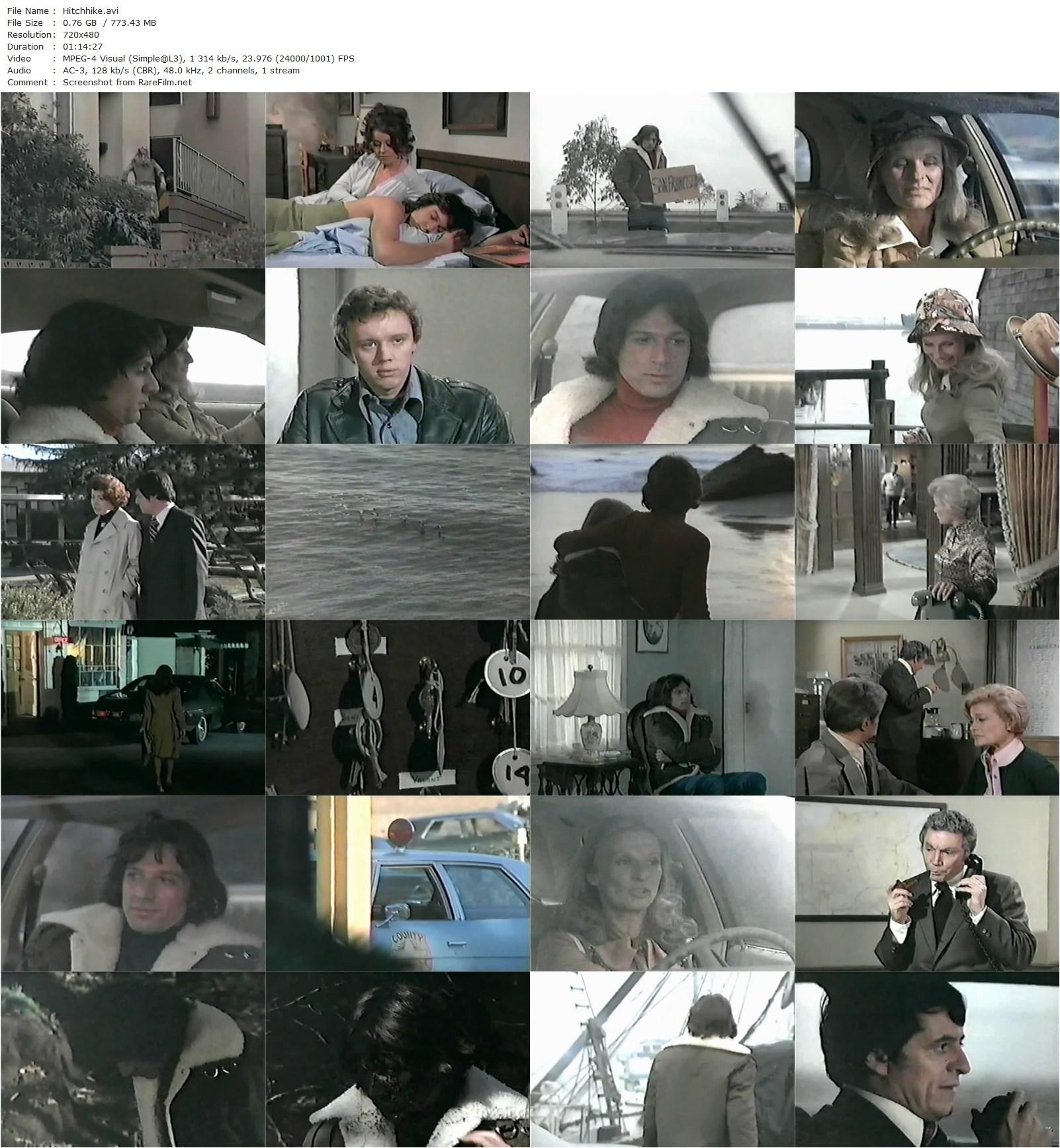 Hitchhike! (1974) Gordon Hessler, Cloris Leachman, Michael Brandon, Henry Darrow-poster