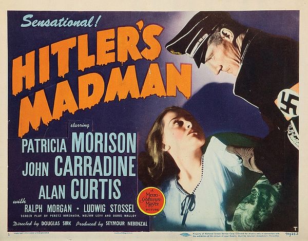 Hitler’s Madman (1943) Douglas Sirk, Patricia Morison, John Carradine, Alan Curtis, Howard Freeman, Drama, War