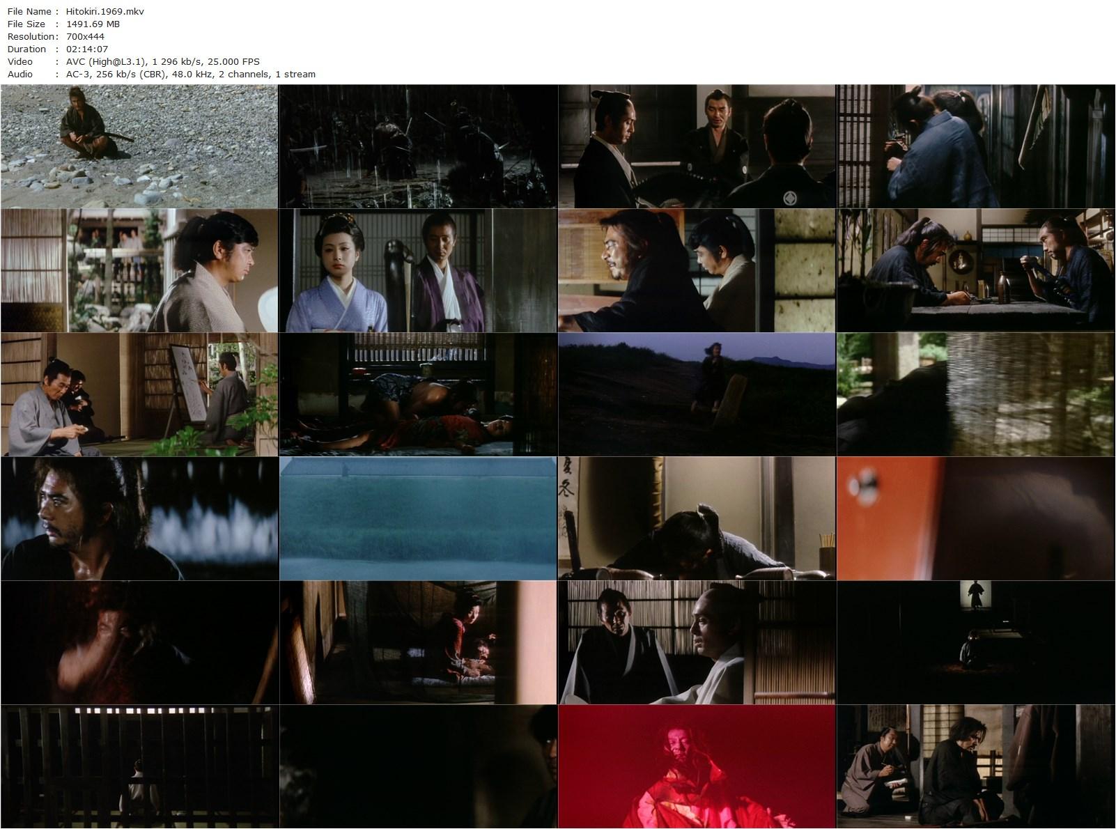 Hitokiri (1969) Hideo Gosha, Shintarô Katsu, Tatsuya Nakadai, Yukio Mishima-poster