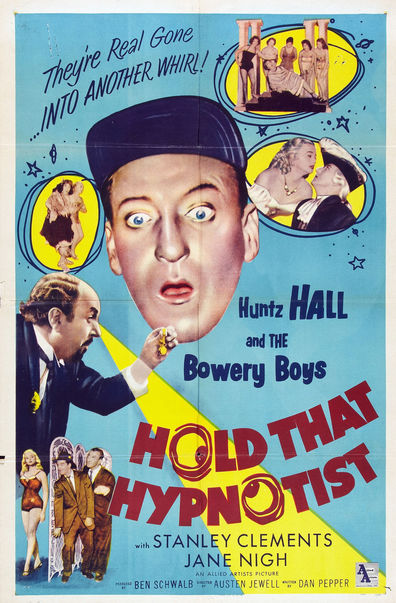 Hold That Hypnotist (1957) Austen Jewell, Huntz Hall, Stanley Clements, Jane Nigh