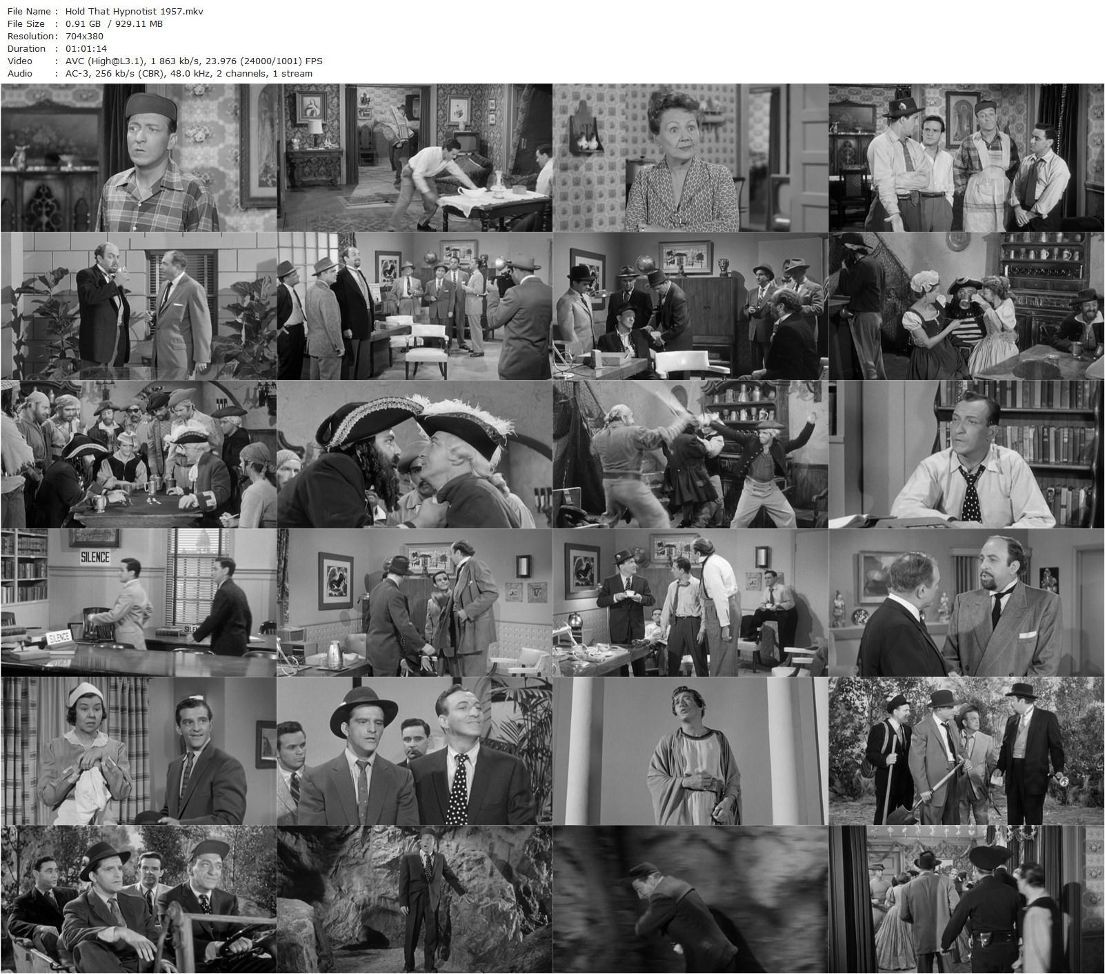 Hold That Hypnotist (1957) Austen Jewell, Huntz Hall, Stanley Clements, Jane Nigh-poster