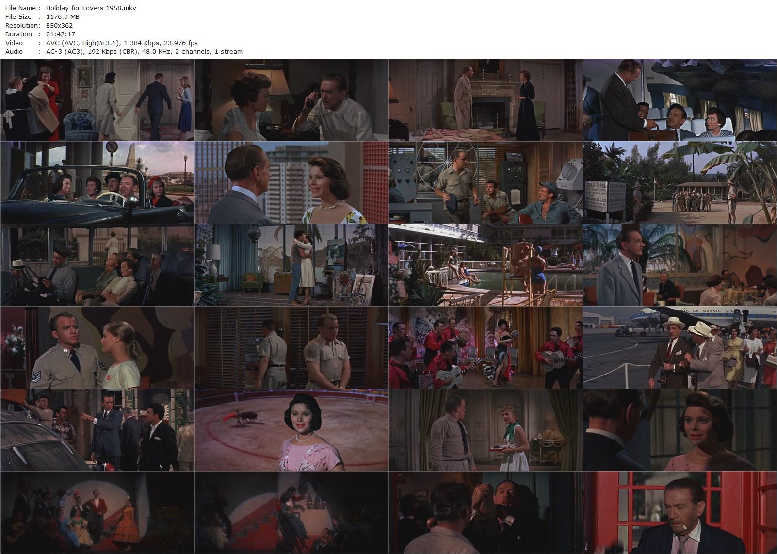 Holiday for Lovers (1959) Henry Levin, Clifton Webb, Jane Wyman, Jill St. John-poster