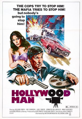 Hollywood Man (1976) Jack Starrett, William Smith, Jennifer Billingsley, Ray Girardin, Action, Crime, Drama, Thriller
