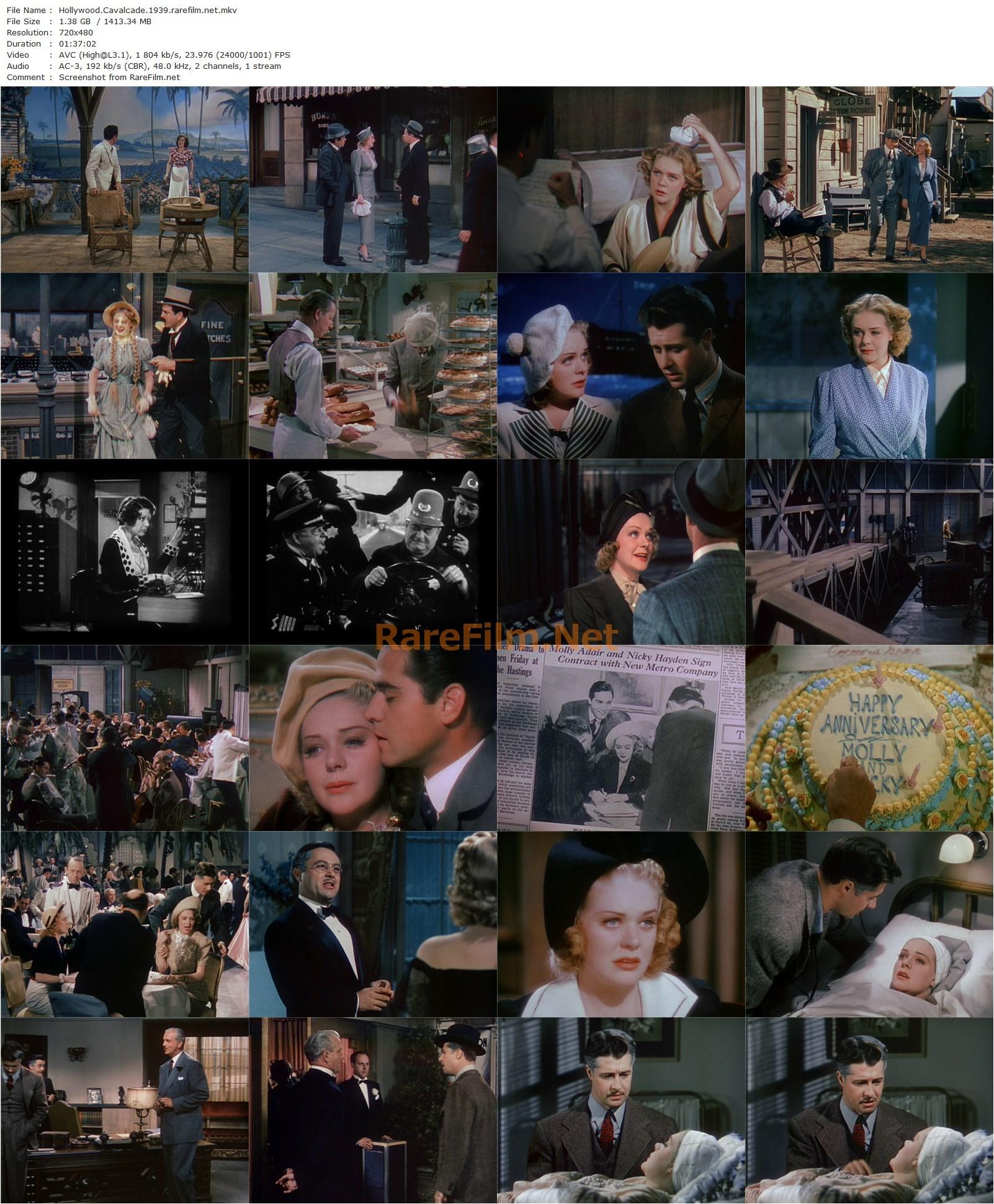 Hollywood Cavalcade (1939) Irving Cummings, Buster Keaton, Malcolm St. Clair, Alice Faye, Don Ameche, J. Edward Bromberg-poster