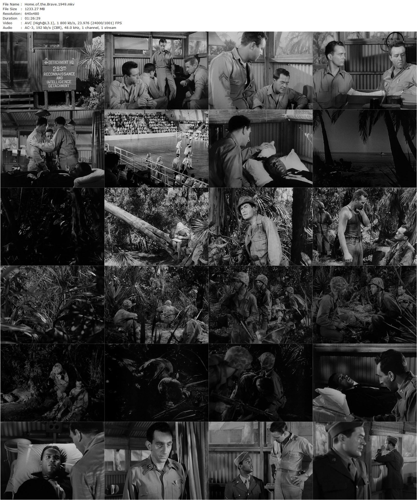 Home of the Brave (1949) Mark Robson, Jeff Corey, James Edwards, Lloyd Bridges-poster