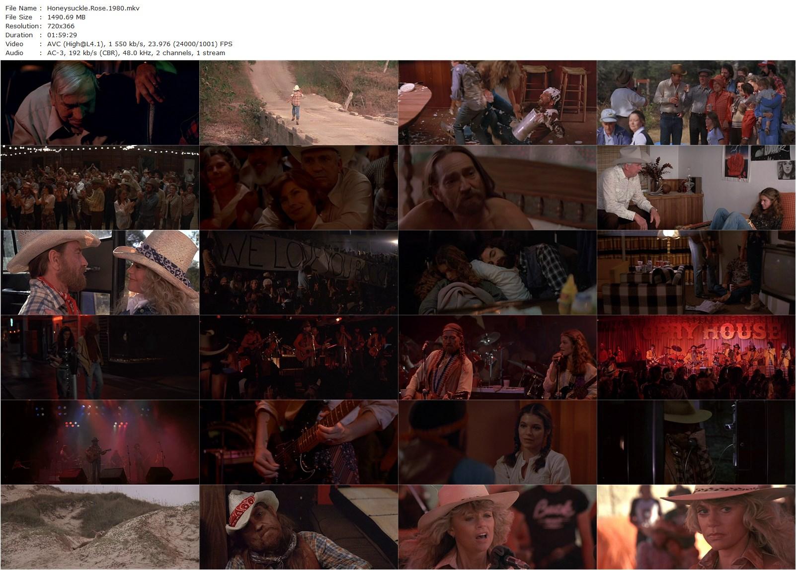 Honeysuckle Rose (1980) Jerry Schatzberg, Willie Nelson, Dyan Cannon, Amy Irving-poster