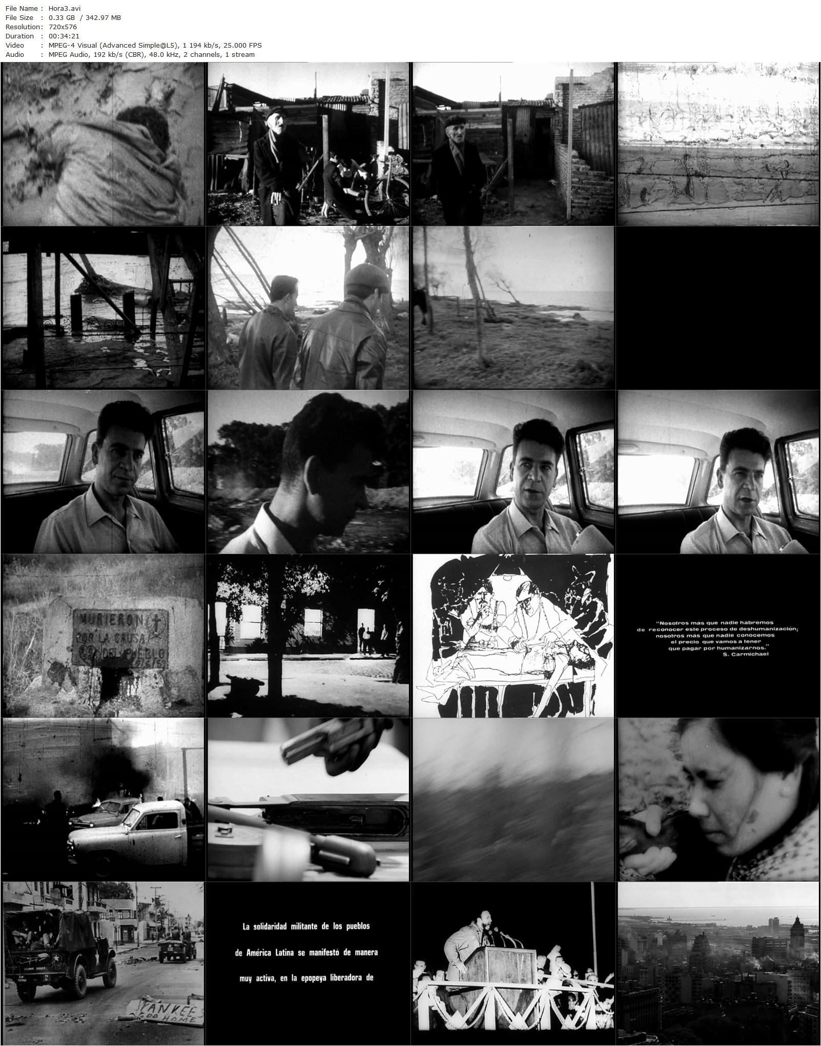 The Hour of the Furnaces AKA La hora de los hornos (1968) Octavio Getino, Fernando E. Solanas, María de la Paz, Edgardo Suárez-poster