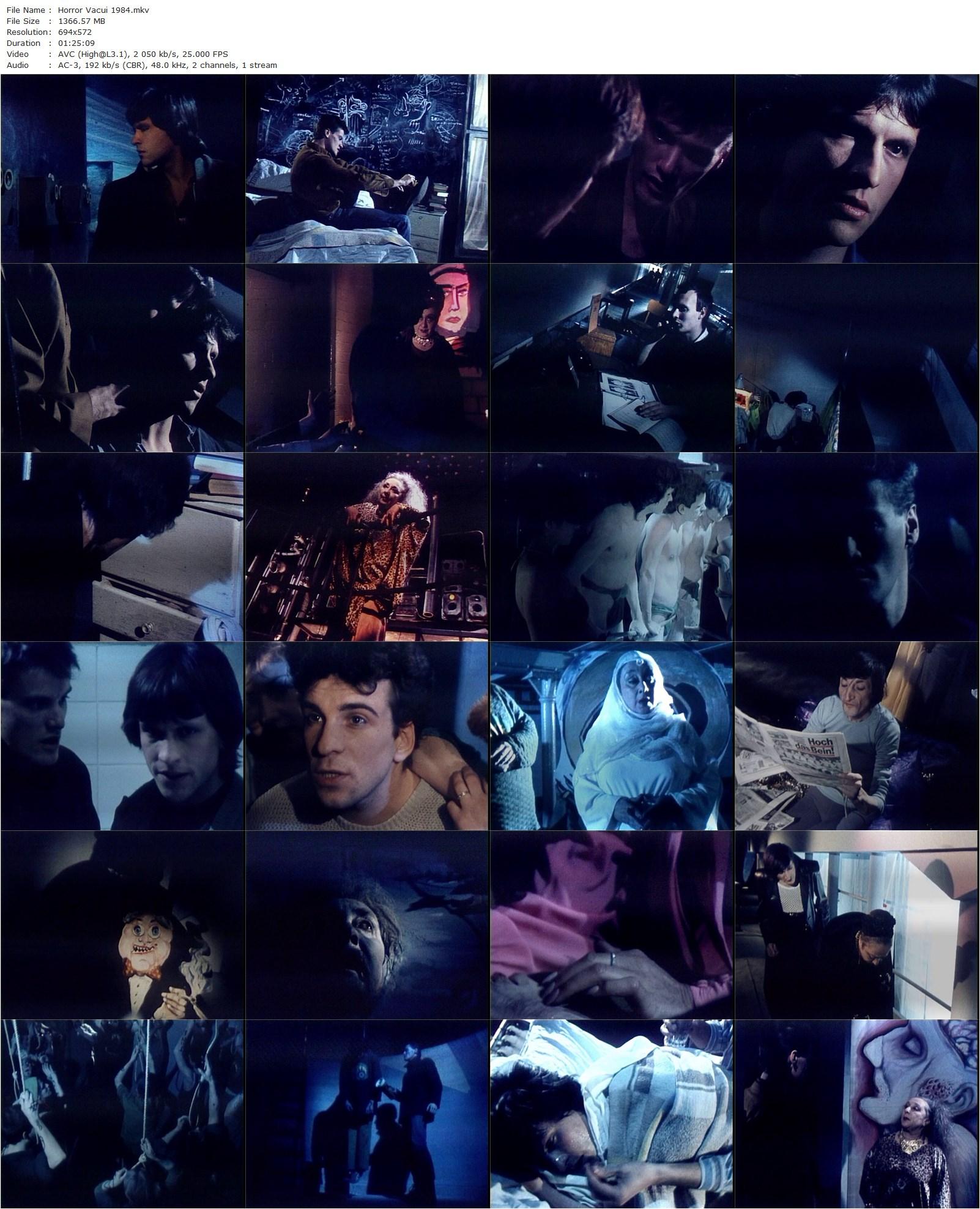 Horror Vacui (1984) Rosa von Praunheim, Lotti Huber, Joaquin La Habana, Folkert Milster-poster