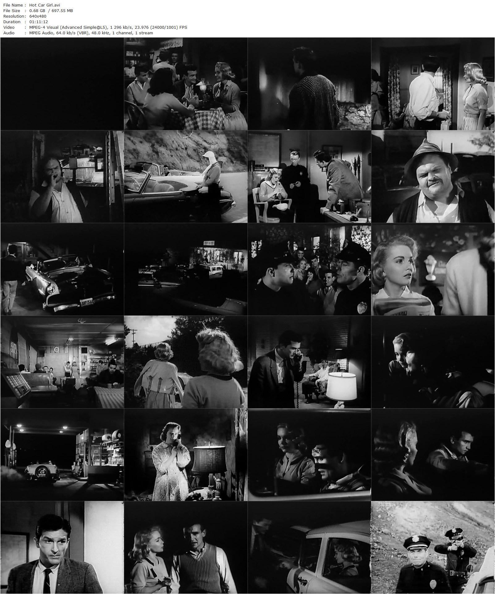 Hot Car Girl (1958) Bernard L. Kowalski, Richard Bakalyan-poster