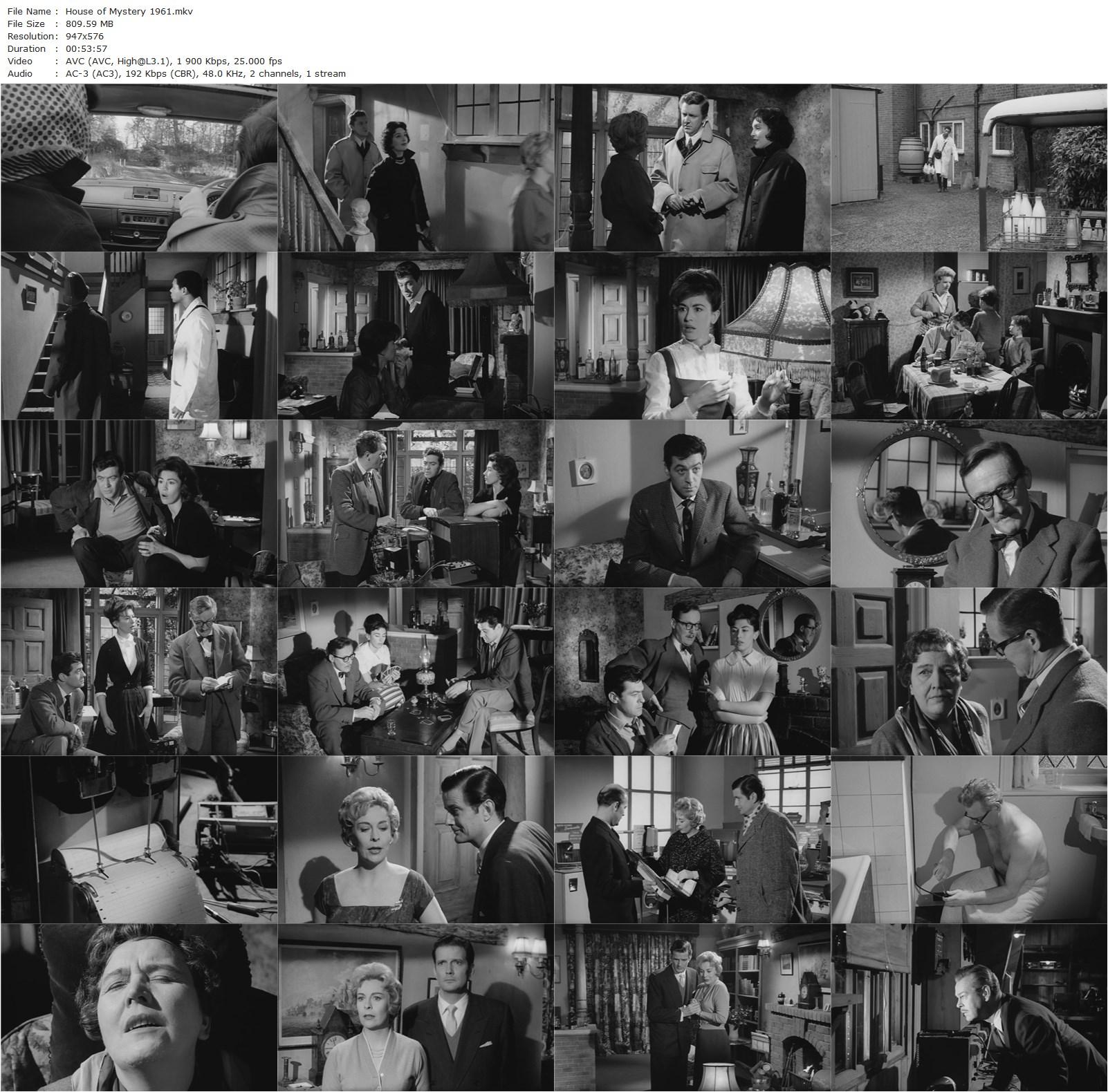 House of Mystery (1961) Vernon Sewell, Peter Dyneley, Jane Hylton, Nanette Newman-poster