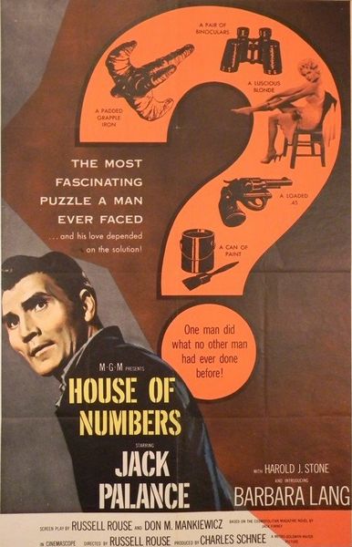 House of Numbers (1957) Russell Rouse, Jack Palance, Harold J. Stone, Edward Platt