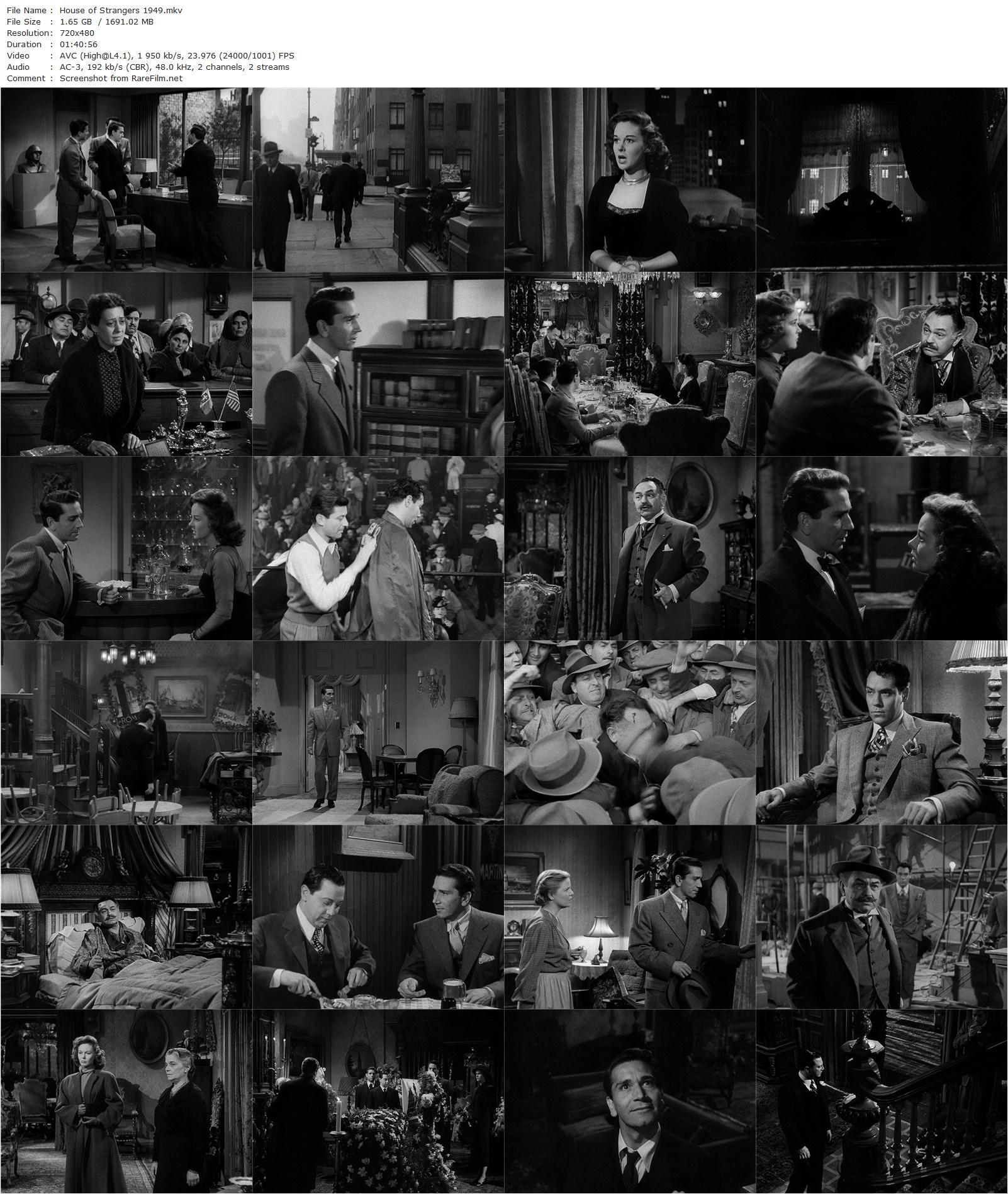 House of Strangers (1949) Joseph L. Mankiewicz-poster