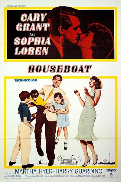Houseboat (1958) Melville Shavelson, Cary Grant, Sophia Loren, Martha Hyer