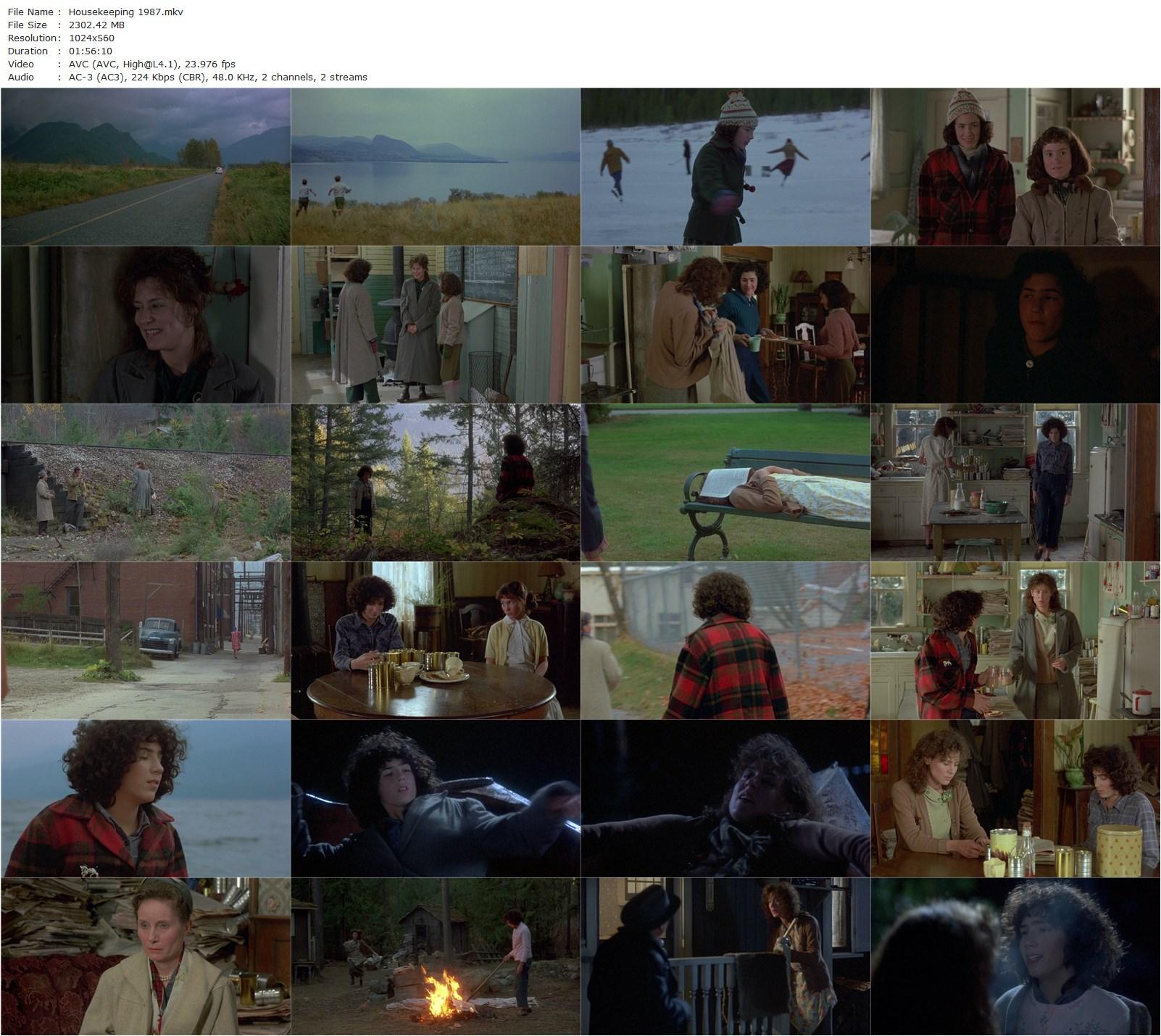 Housekeeping (1987) Bill Forsyth, Christine Lahti, Sara Walker, Andrea Burchill-poster