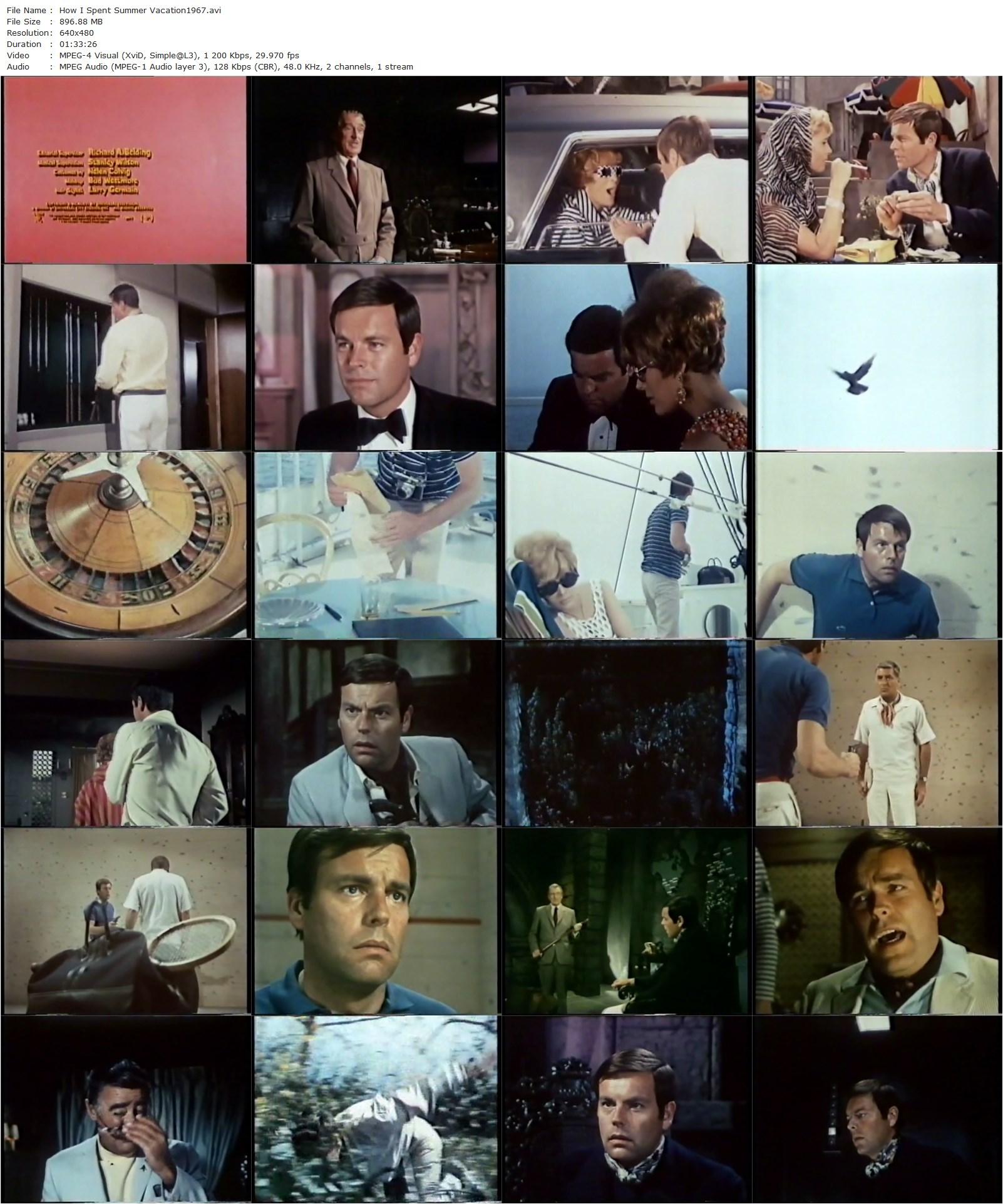 How I Spent My Summer Vacation (1967) William Hale, Robert Wagner, Peter Lawford, Lola Albright-poster