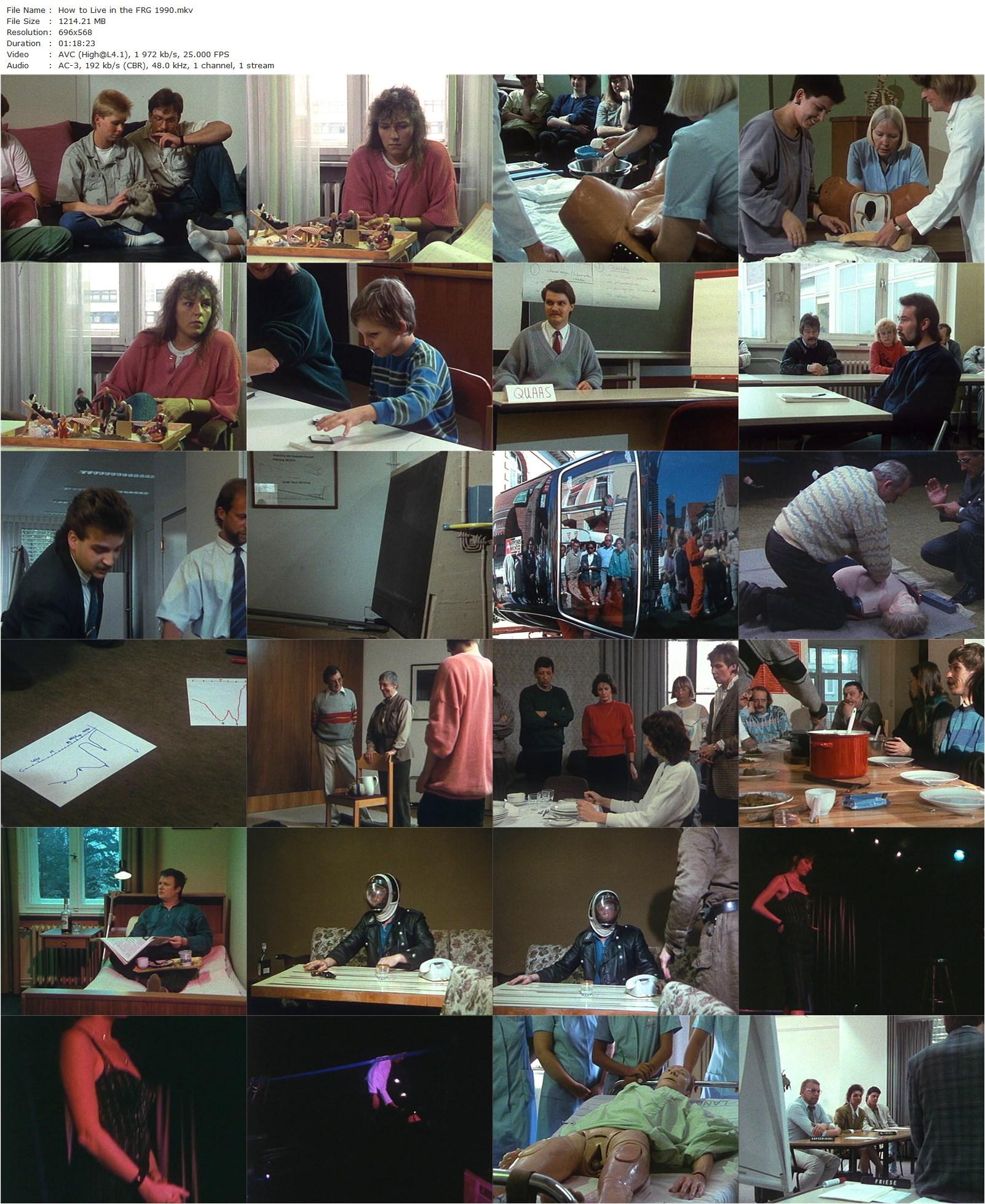 How to Live in the German Federal Republic AKA Leben – BRD (1990) Harun Farocki-poster