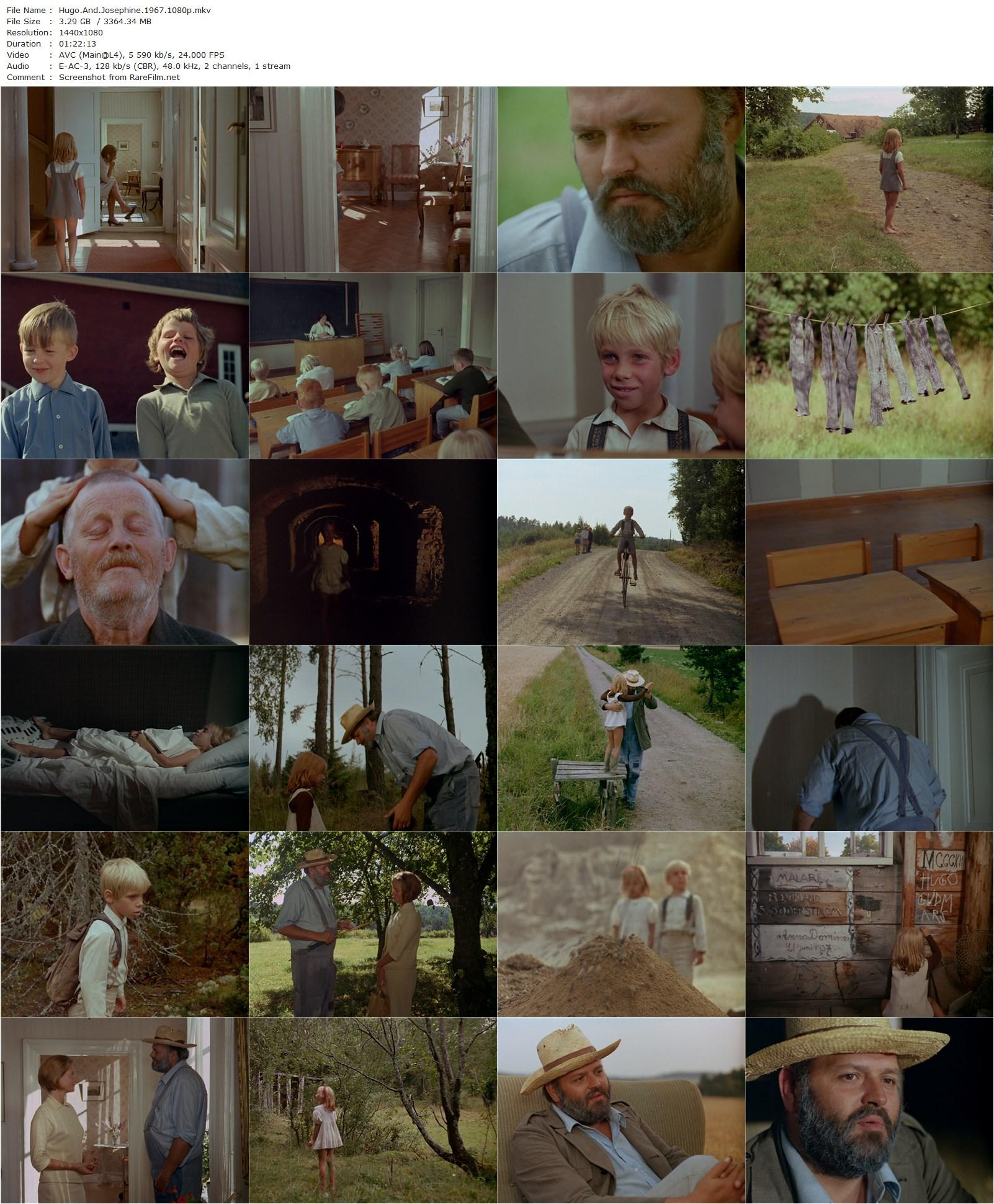 Hugo and Josephine / Hugo och Josefin (1967) Kjell Grede, Fredrik Becklén, Marie Öhman, Beppe Wolgers-poster