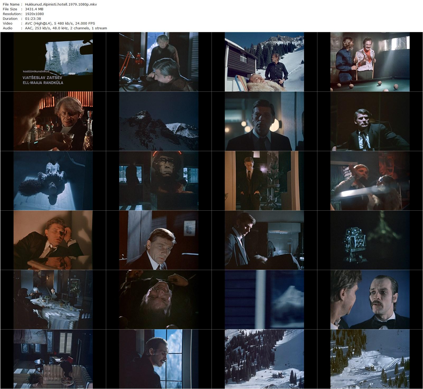 ‘Hukkunud Alpinisti’ hotell / Dead Mountaineer’s Hotel (1979) Grigori Kromanov, Uldis Pucitis, Jüri Järvet, Lembit Peterson-poster