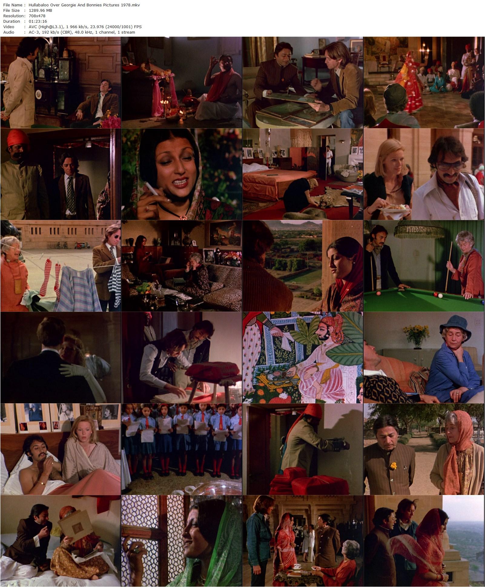 Hullabaloo Over Georgie and Bonnie’s Pictures (1978) James Ivory, Peggy Ashcroft, Larry Pine, Saeed Jaffrey-poster