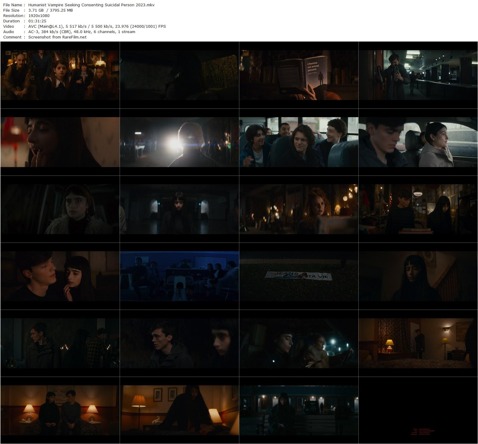 Vampire humaniste cherche suicidaire consentant (2023) Ariane Louis-Seize, Sara Montpetit, Félix-Antoine Bénard, Steve Laplante-poster