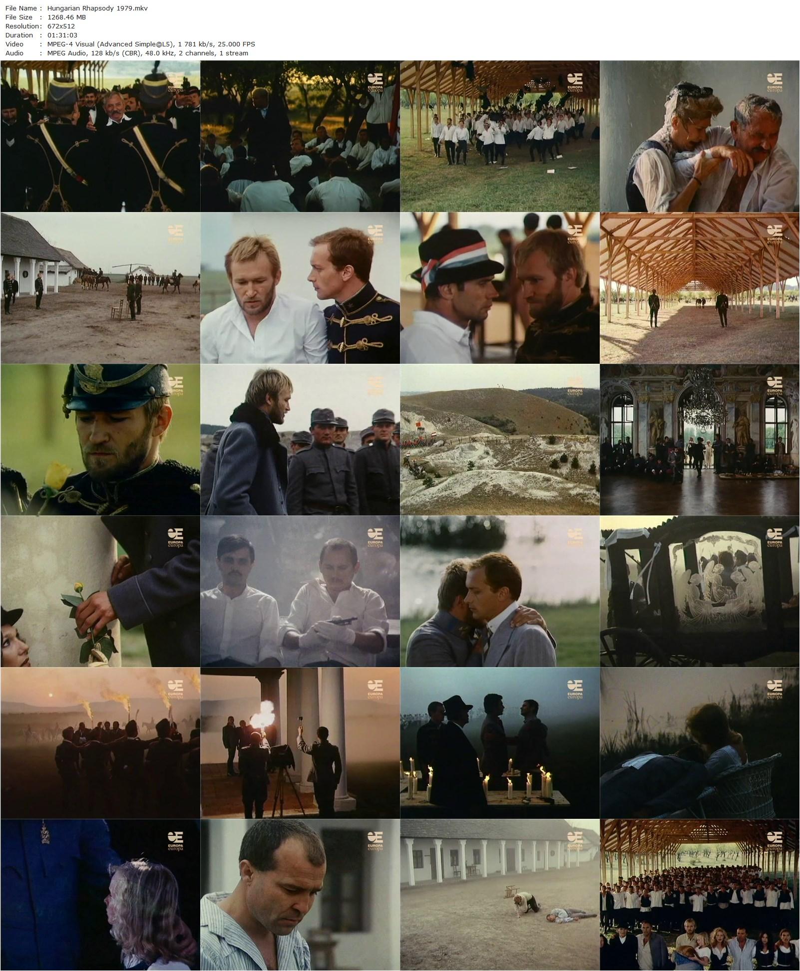 Hungarian Rhapsody / Magyar rapszódia (1979) Miklós Jancsó, György Cserhalmi, Lajos Balázsovits, Gábor Koncz-poster