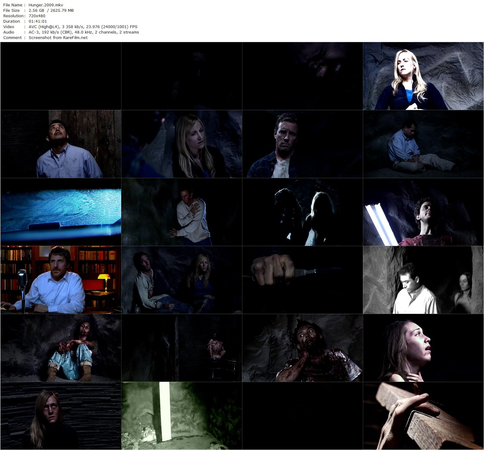 Hunger (2009) Steven Hentges, Lori Heuring-poster