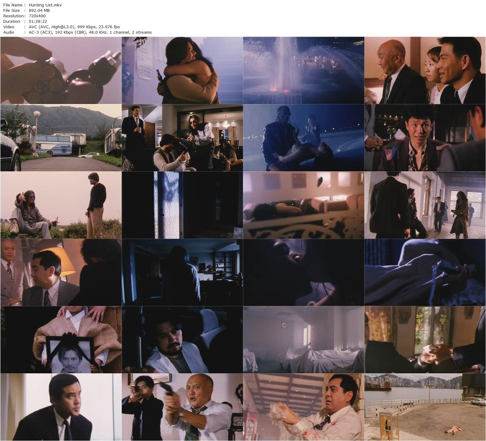 Hunting List (1994) Yen-Ping Chu, Ray Lui, Shu-fang Lu, Vivian Hsu-poster
