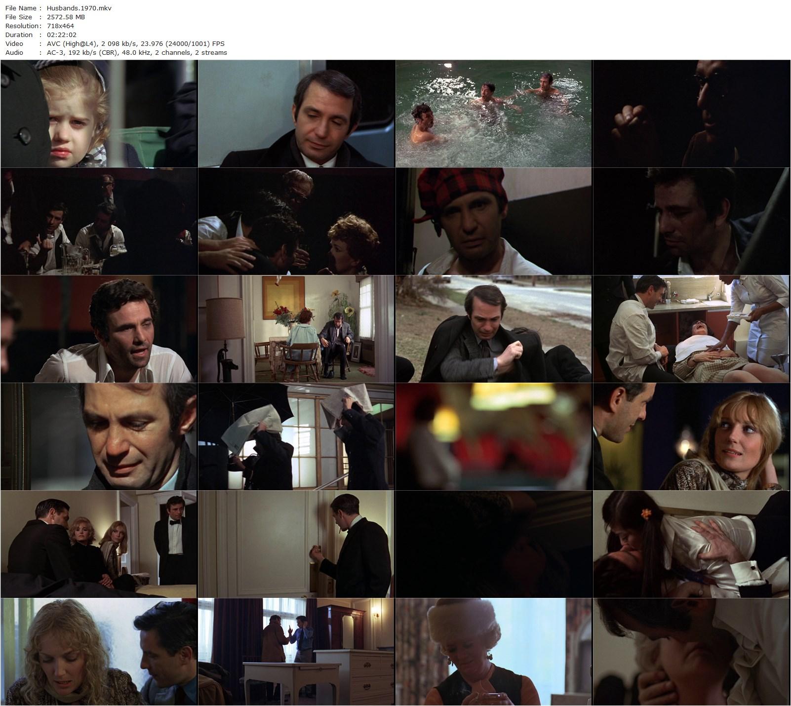 Husbands (1970) John Cassavetes, Ben Gazzara, Peter Falk-poster