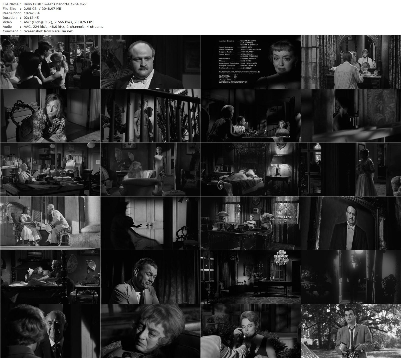 Hush… Hush, Sweet Charlotte (1964) Robert Aldrich-poster