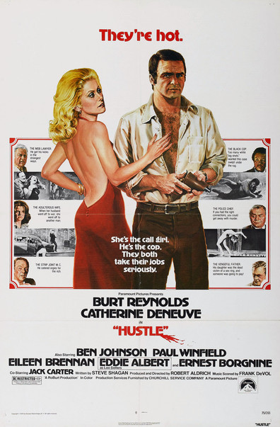 Hustle (1975) Robert Aldrich, Burt Reynolds, Catherine Deneuve, Ben Johnson, Crime, Drama, Mystery