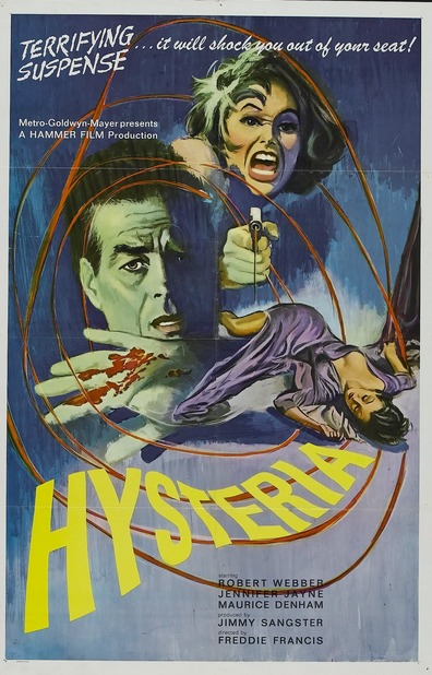 Hysteria (1965) Freddie Francis, Robert Webber, Anthony Newlands, Jennifer Jayne