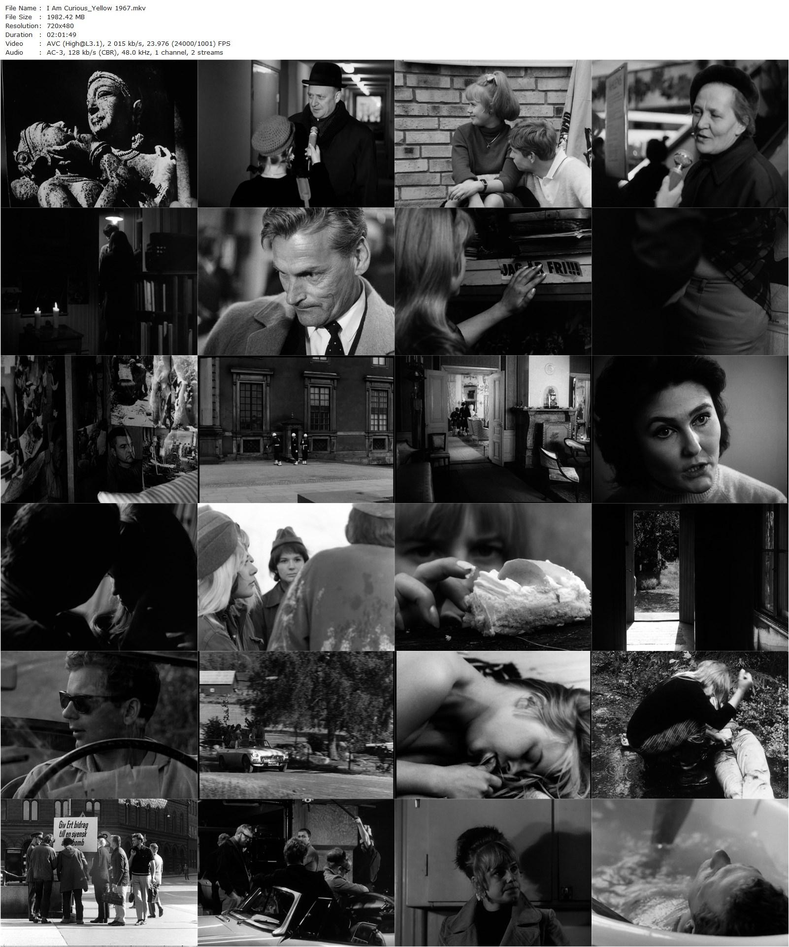 I Am Curious (Yellow) AKA Jag är nyfiken – en film i gult (1967) Vilgot Sjöman, Lena Nyman, Börje Ahlstedt-poster