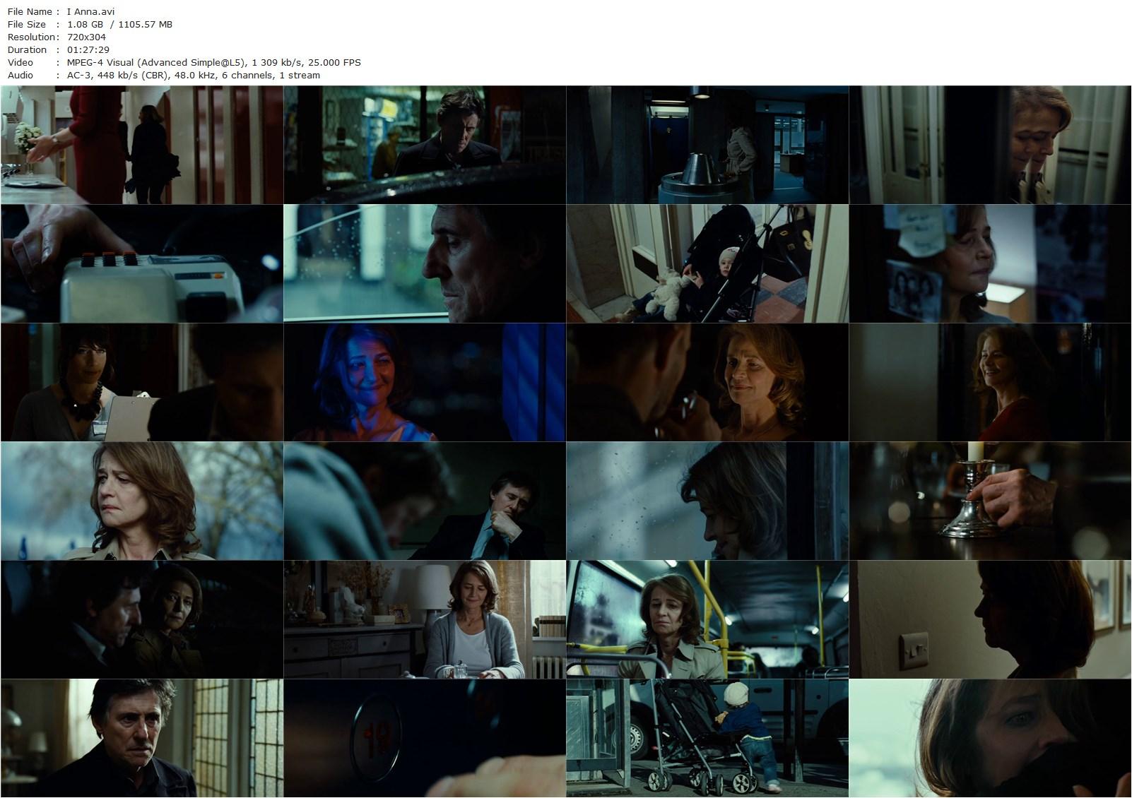 I, Anna (2012) Barnaby Southcombe, Charlotte Rampling, Gabriel Byrne, Eddie Marsan-poster