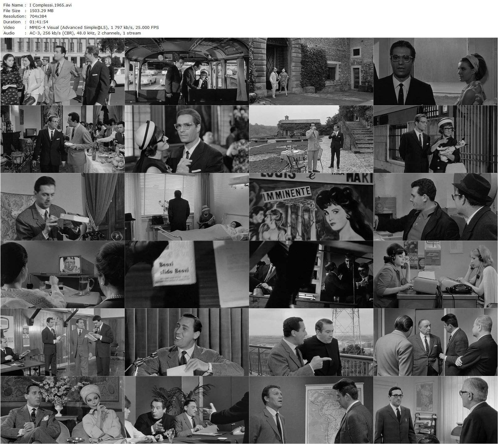 Complexes / I complessi (1965) Luigi Filippo D’Amico, Dino Risi, Nino Manfredi, Ilaria Occhini, Riccardo Garrone-poster