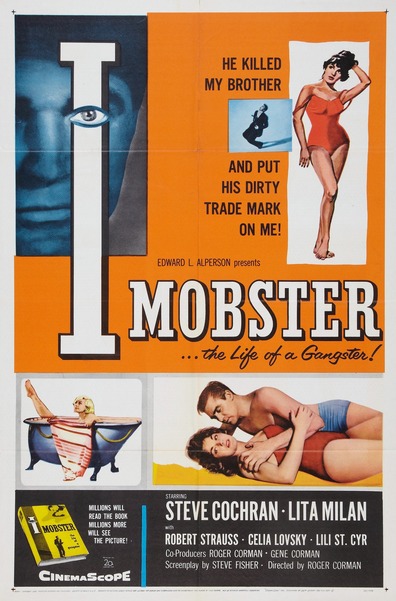 I Mobster (1958) Roger Corman, Steve Cochran, Lita Milan, Robert Strauss, Crime, Drama, Film-Noir