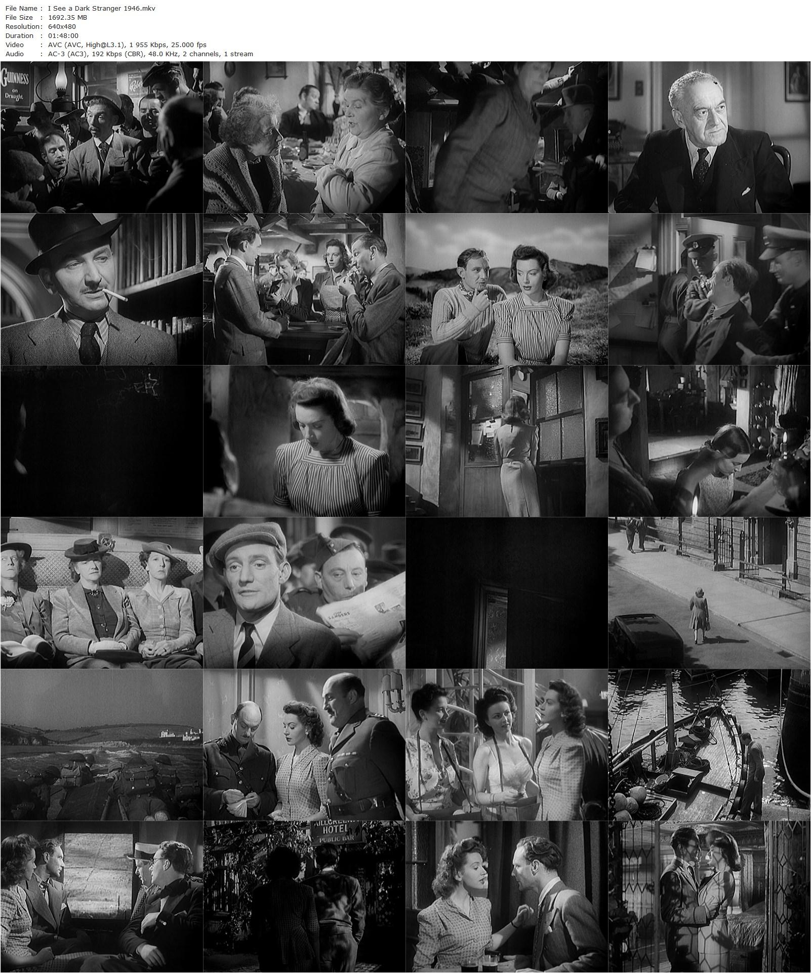 I See a Dark Stranger (1946) Frank Launder, Deborah Kerr, Trevor Howard, Raymond Huntley-poster