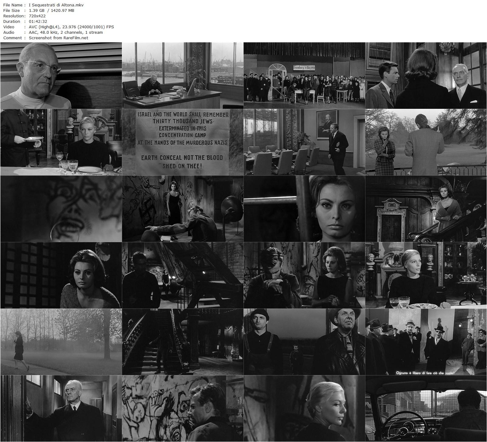 The Condemned of Altona / I sequestrati di Altona (1962) Vittorio De Sica, Sophia Loren, Maximilian Schell, Fredric March-poster