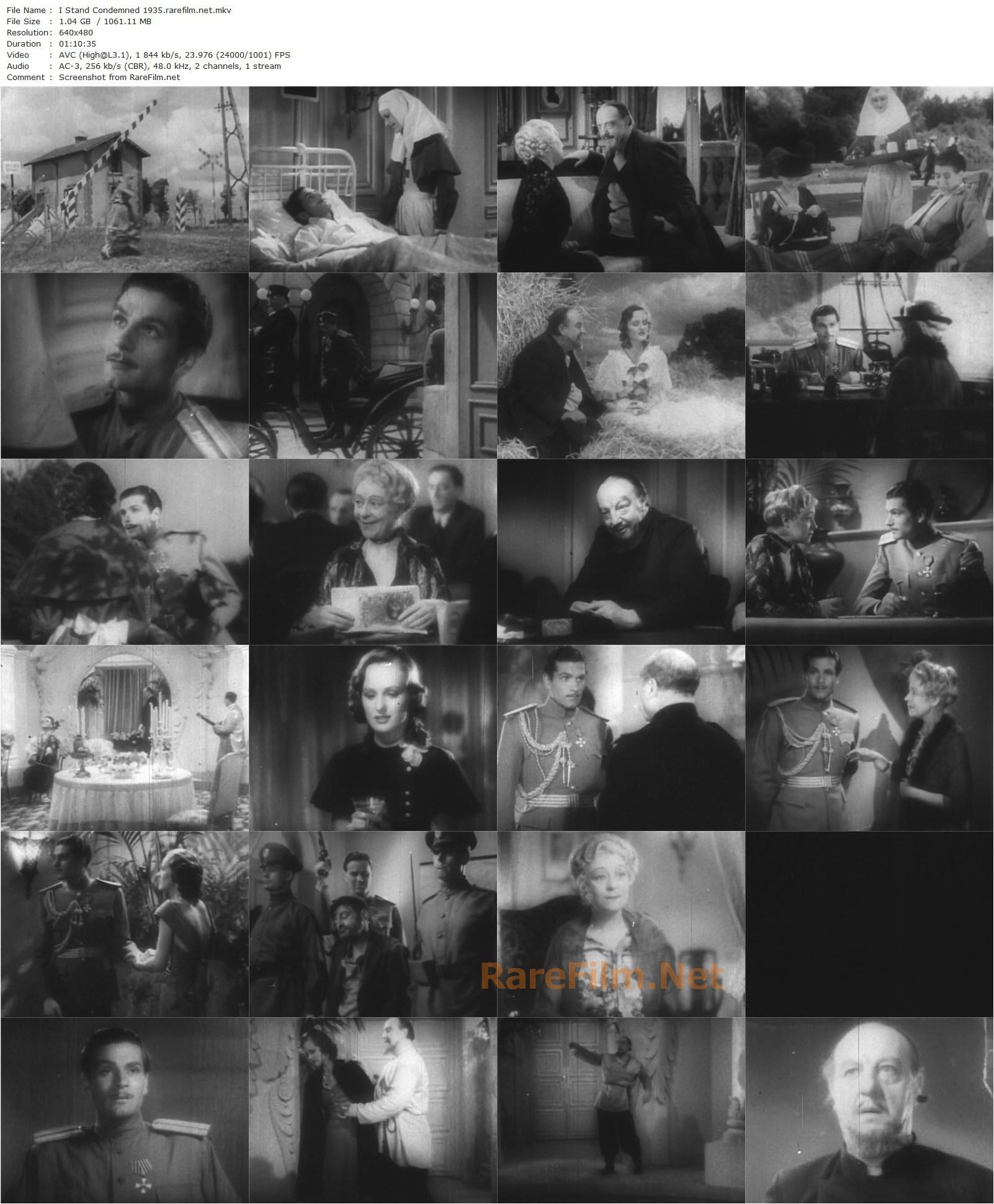 I Stand Condemned / Moscow Nights (1935) Anthony Asquith, Harry Baur, Penelope Dudley-Ward, Laurence Olivier-poster