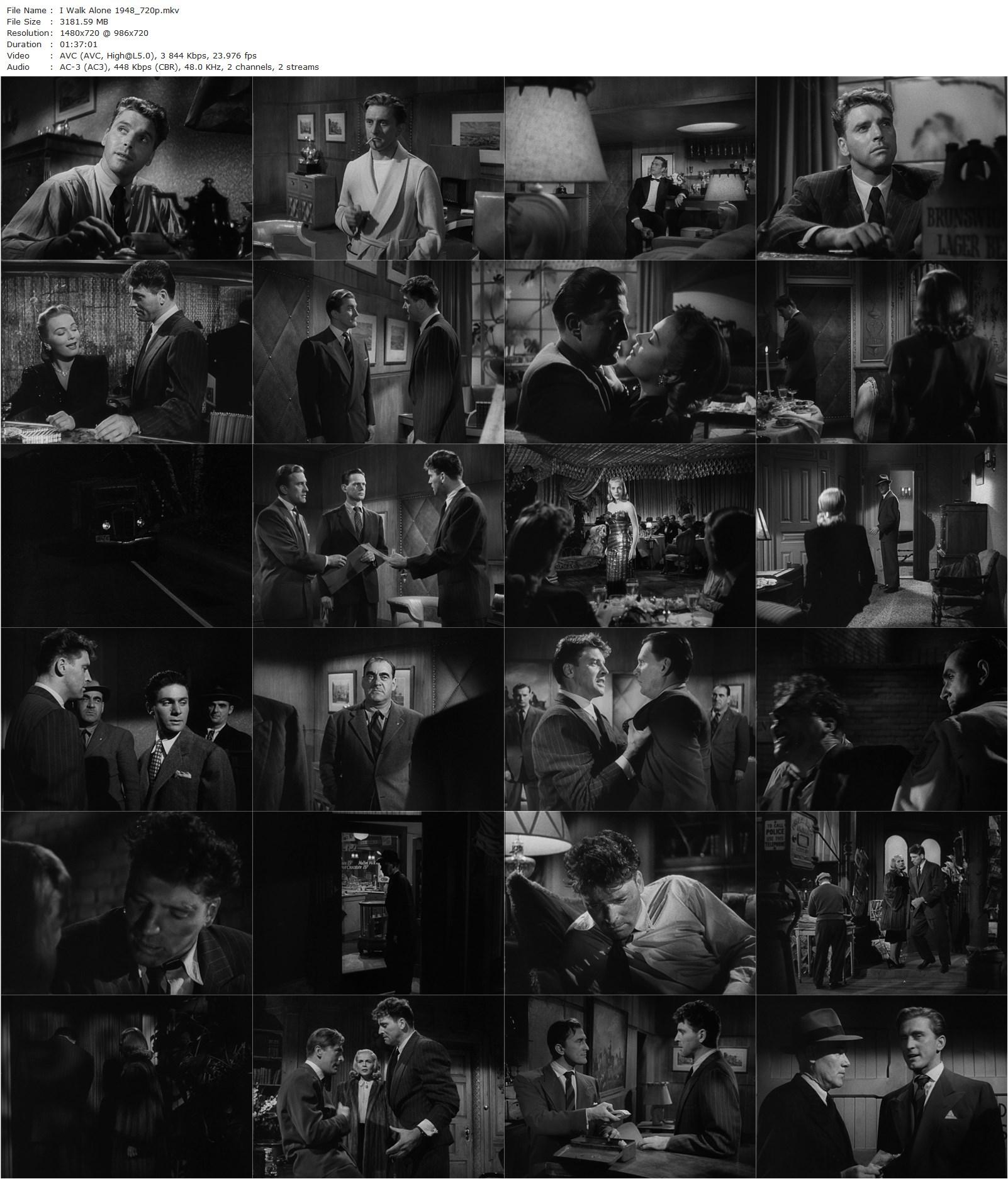 I Walk Alone (1948) Byron Haskin, Burt Lancaster, Lizabeth Scott, Kirk Douglas-poster