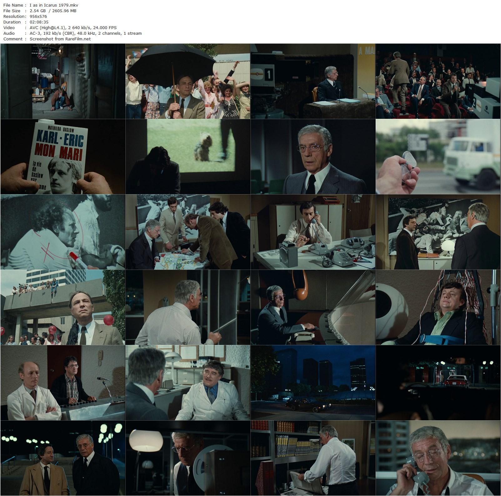 I as in Icarus / I… comme Icare (1979) Henri Verneuil, Yves Montand, Michel Albertini, Roland Amstutz-poster