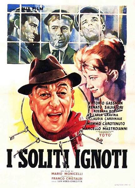 I soliti ignoti / Big Deal on Madonna Street (1958) Mario Monicelli, Vittorio Gassman, Marcello Mastroianni, Renato Salvatori, Comedy, Crime
