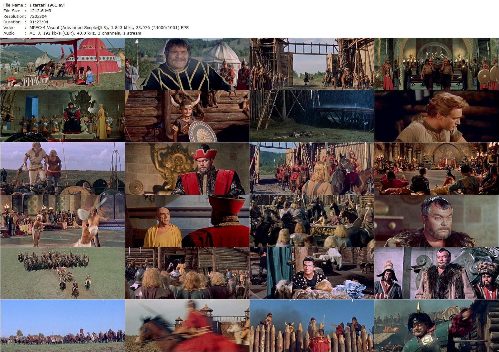 I tartari / The Tartars (1961) Richard Thorpe, Ferdinando Baldi, Victor Mature, Orson Welles, Liana Orfei-poster