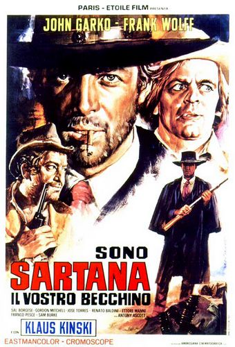 I Am Sartana, Your Angel of Death AKA Sono Sartana, il vostro becchino (1969) Giuliano Carnimeo, Gianni Garko, Frank Wolff, Ettore Manni