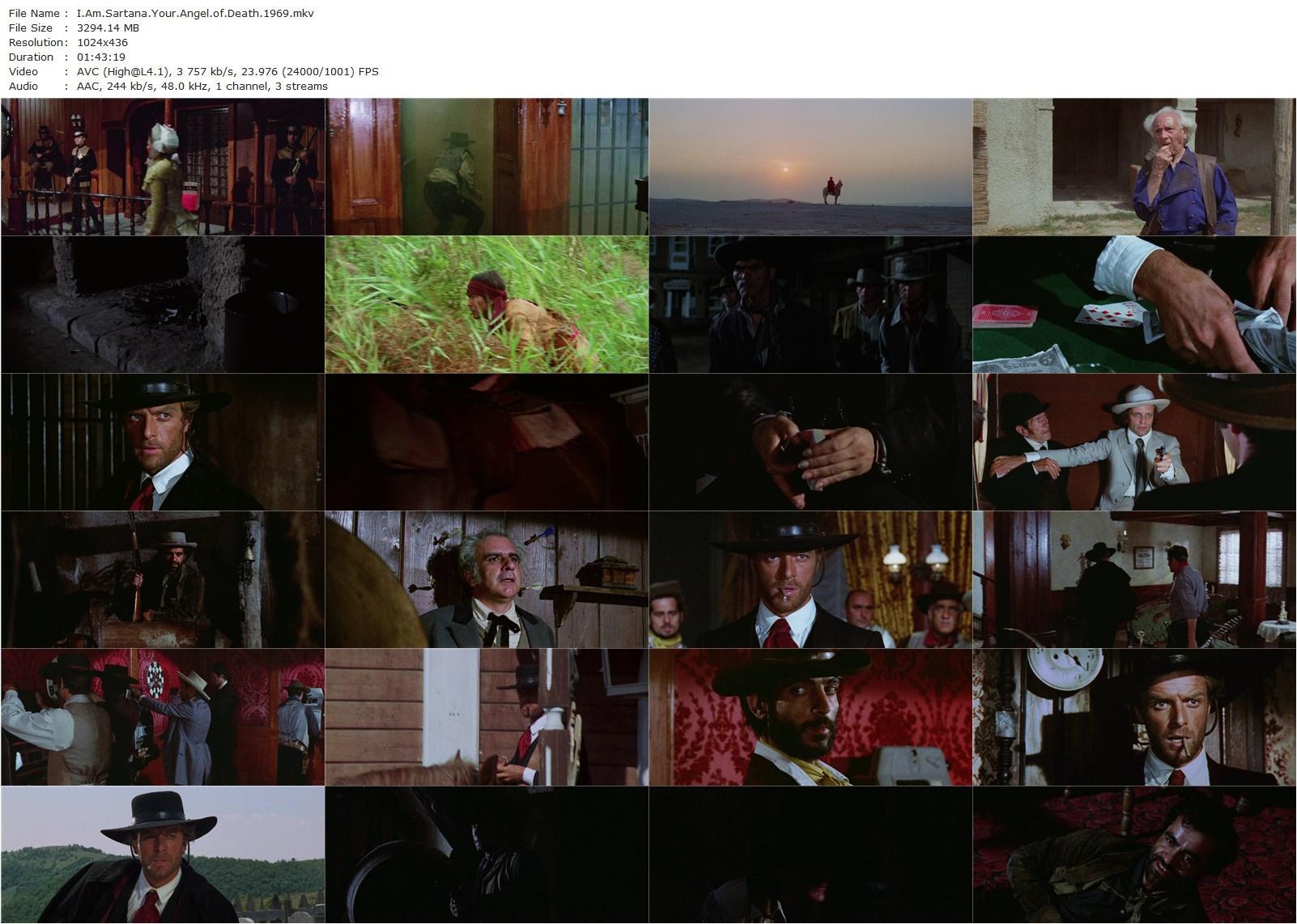 I Am Sartana, Your Angel of Death AKA Sono Sartana, il vostro becchino (1969) Giuliano Carnimeo, Gianni Garko, Frank Wolff, Ettore Manni-poster