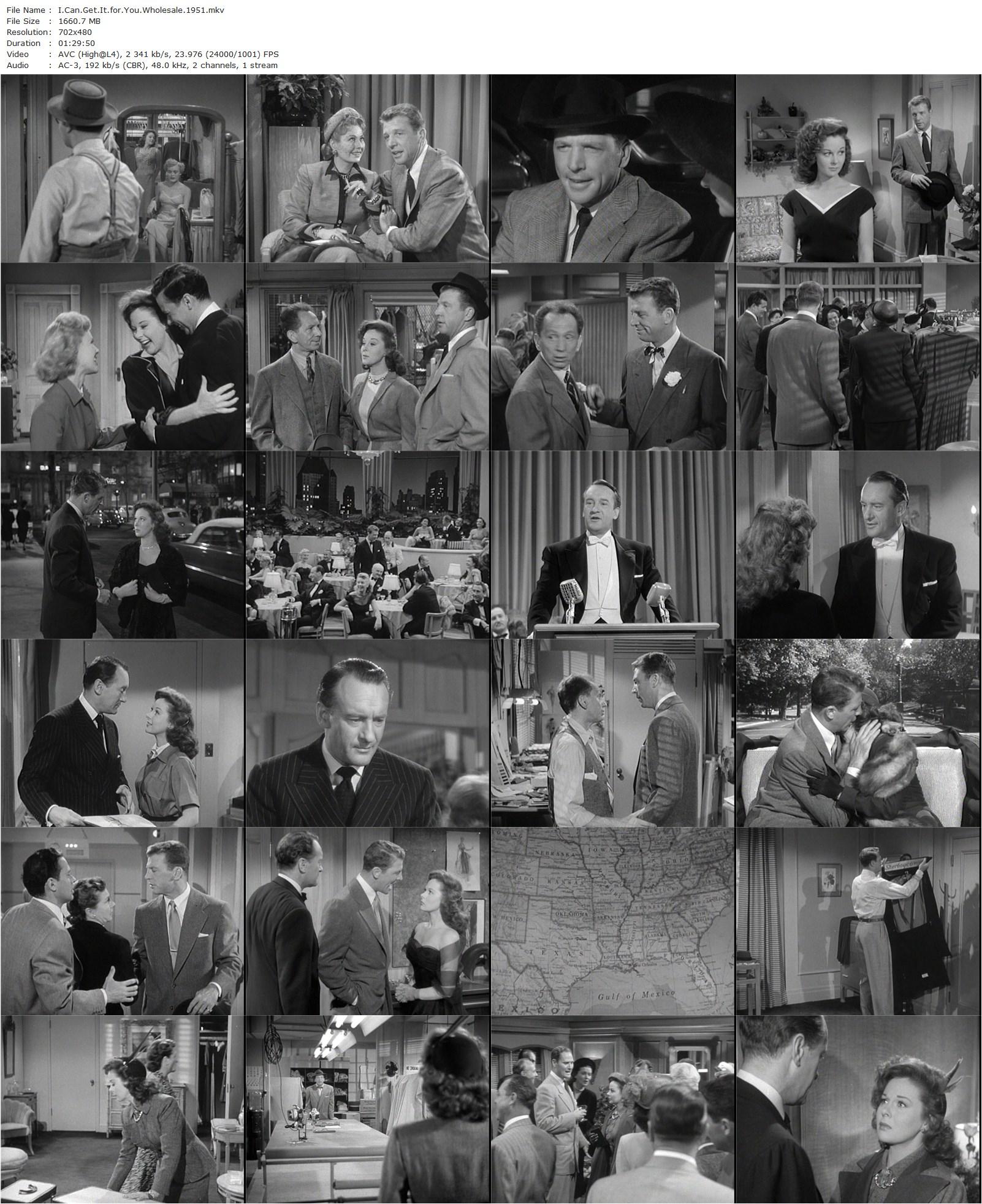 I Can Get It For You Wholesale (1951) Michael Gordon, Susan Hayward, Dan Dailey, George Sanders-poster