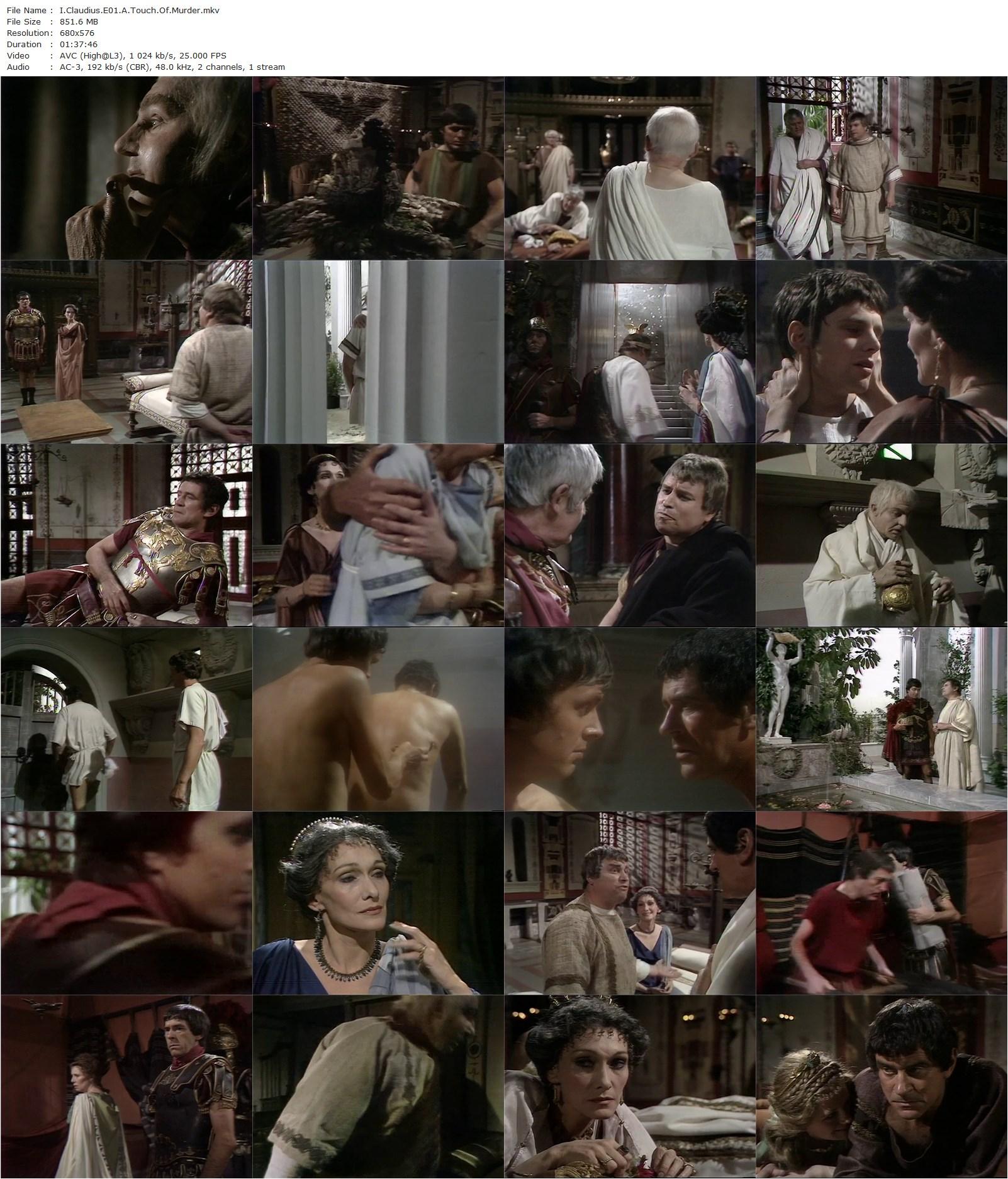 I, Claudius (1976) Herbert Wise, Derek Jacobi, John Hurt, Siân Phillips-poster