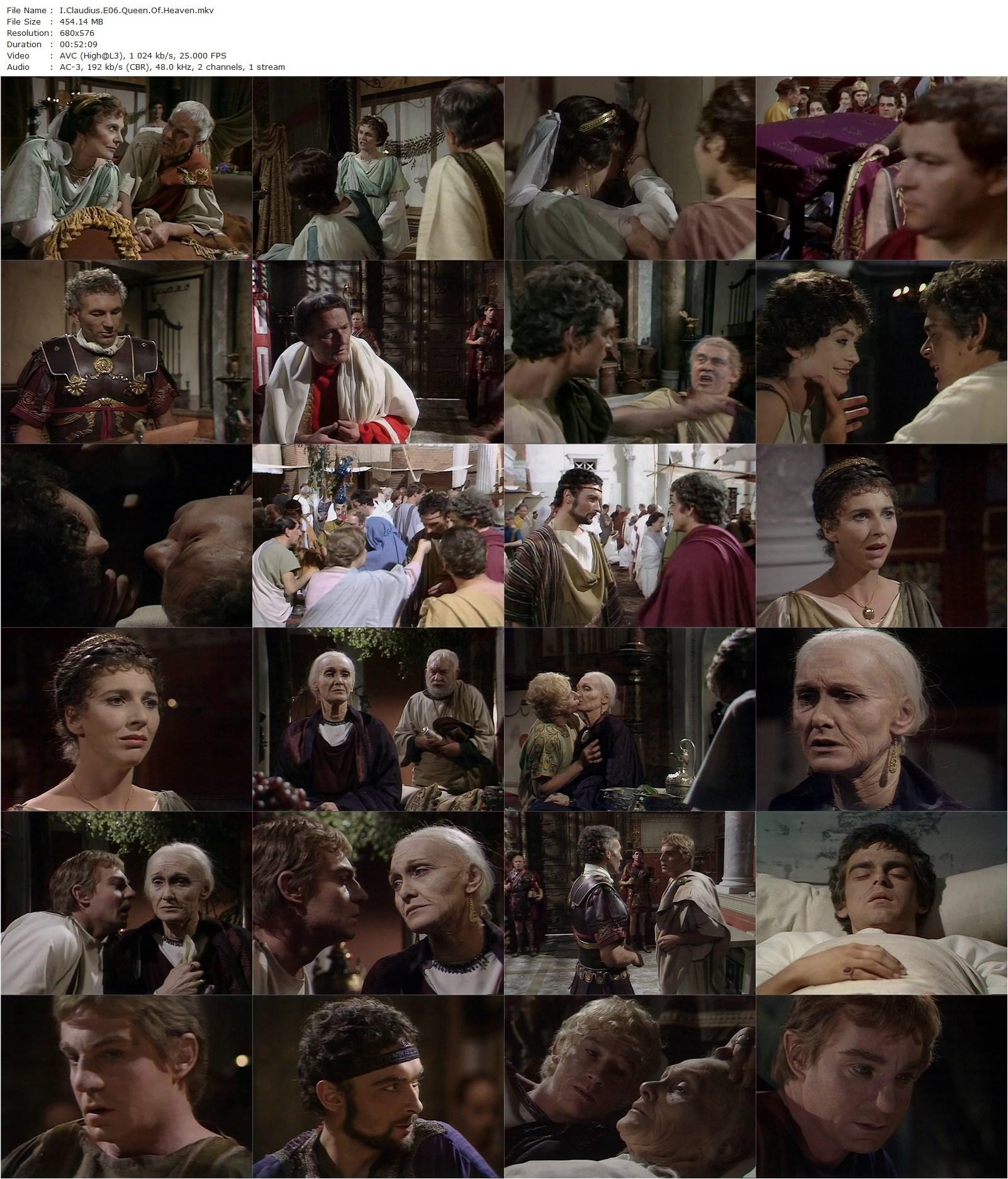 I, Claudius (1976) Herbert Wise, Derek Jacobi, John Hurt, Siân Phillips-poster