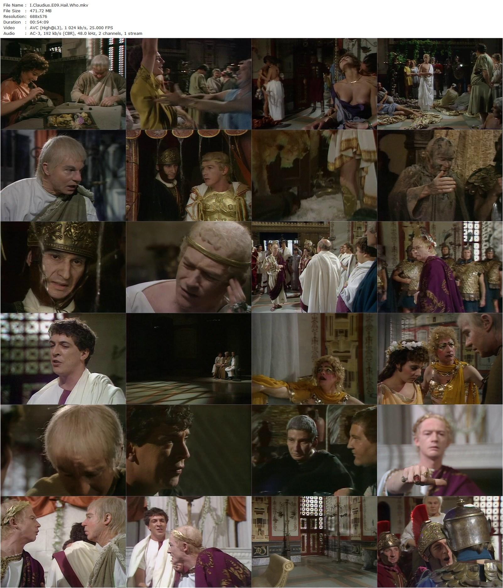 I, Claudius (1976) Herbert Wise, Derek Jacobi, John Hurt, Siân Phillips-poster