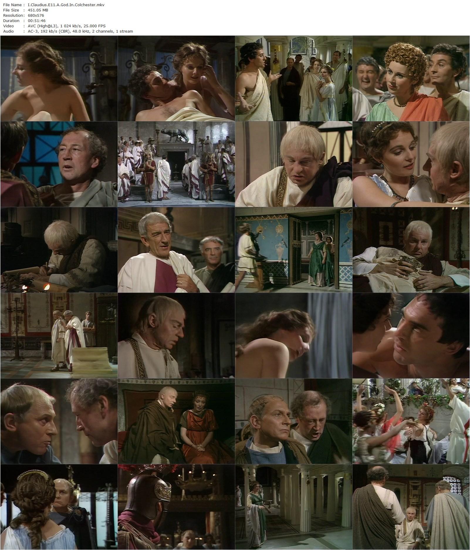 I, Claudius (1976) Herbert Wise, Derek Jacobi, John Hurt, Siân Phillips-poster